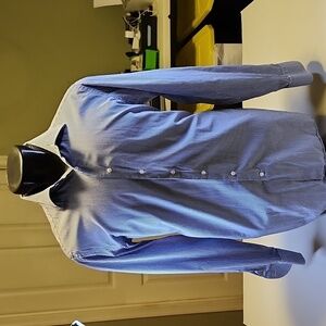 Saks 5th Ave Button Down Slim Fit Shirt 16 - 1/2  34-35